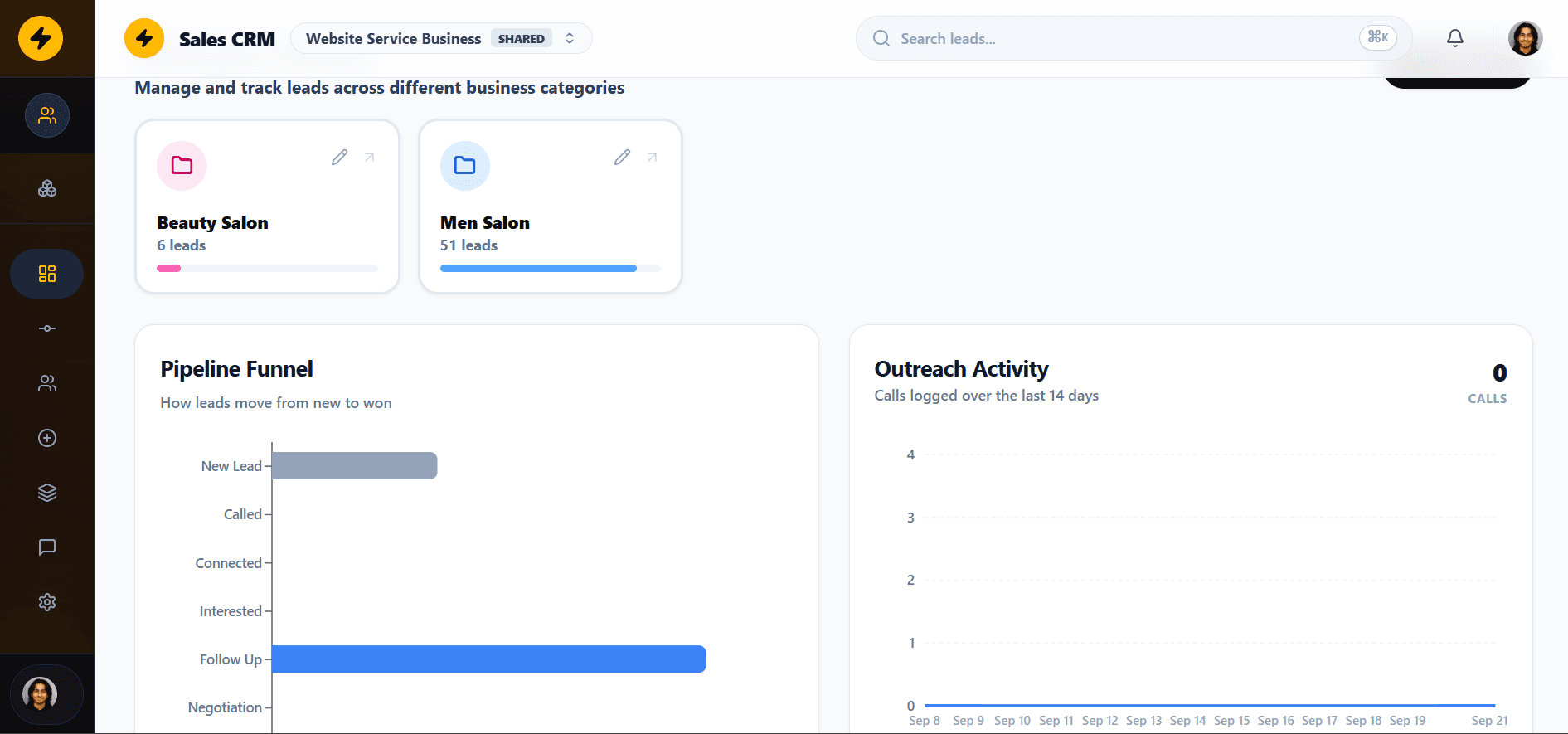 SALES CRM ENGINE screenshot 4